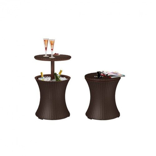 Cool Bar Rattan kerti italtartó asztal