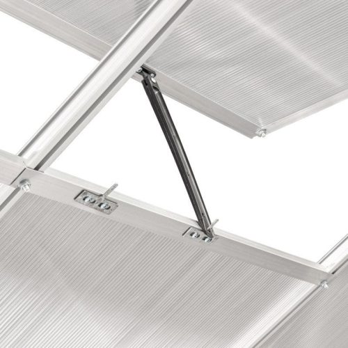 Polikarbonát üvegház 250 x 430 x 124/205 cm