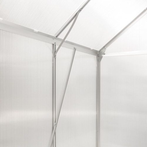 Polikarbonát üvegház 250 x 430 x 124/205 cm