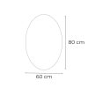 Dea 60 tükör led világítással