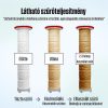 POSEION BT100® Prémium koreai revitalizáló zuhanyfej vízszűrővel, mágneses-ionizáló technológiával, szürke