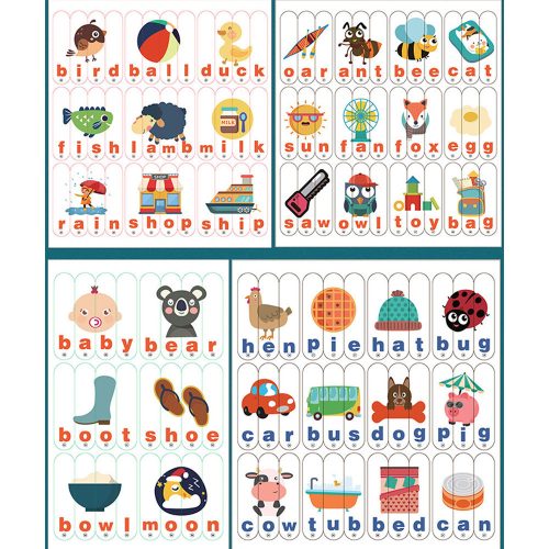 Angol tanuló puzzle oktató fajáték