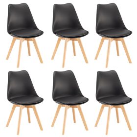 Silla étkezőszék 6 db fekete színben