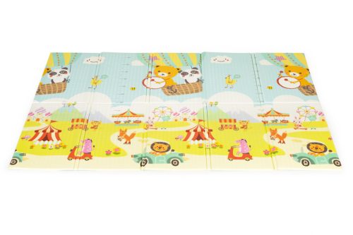 Oktató  játszószőnyeg kétoldalas összecsukható táskával
