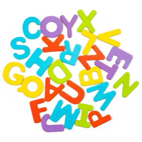 Oktató mágneses krétatábla betűkkel 3in1