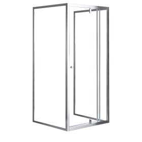   Flexi 80x90 cm falsíkra szerelhető aszimmetrikus zuhanykabin zuhanytálca nélkül