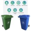 Hulladéktároló 120L zöld