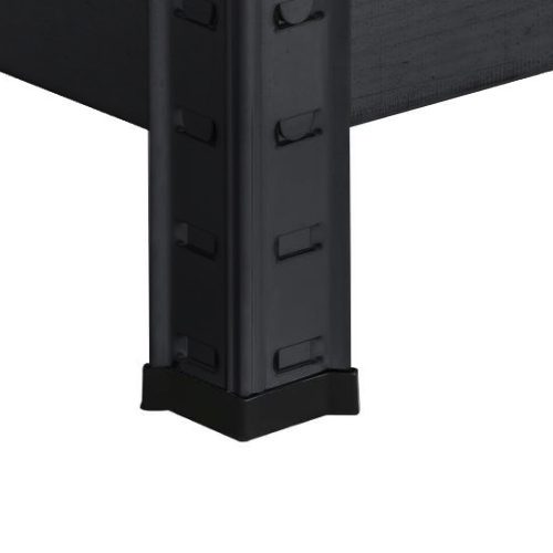 Nagy teherbírású polc 180x90x30 cm 175 kg fekete