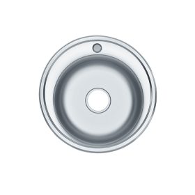 Teur kerek egy medencés rozsdamentes mosogató