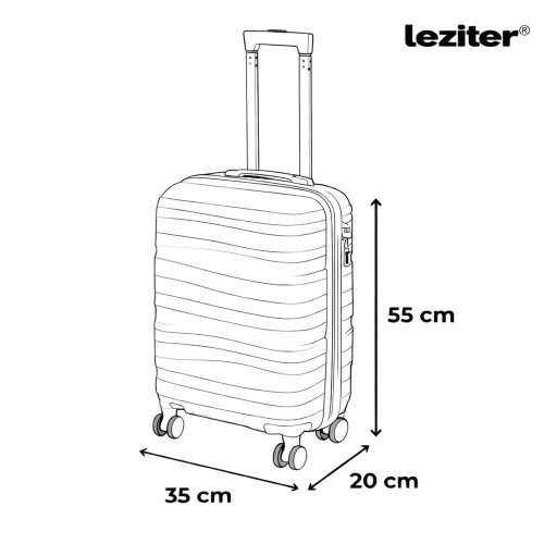 TraveLux Voyager II gurulós bőrönd szett