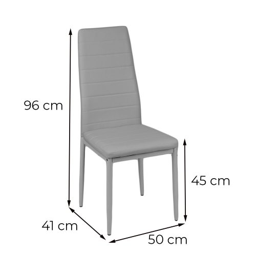 Mezza 4+1 étkező garnitúra bézs-szürke