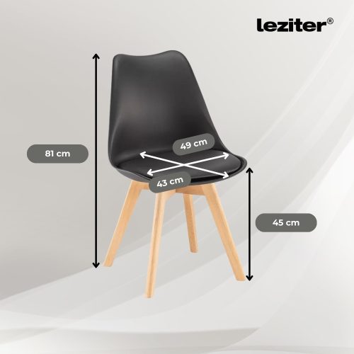 Nuvia 6+1 étkező garnitúra fehér-fekete