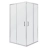 Malibu SQ 100x100 szögletes zuhanykabin zuhanytálca nélkül