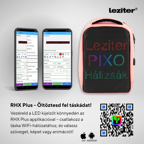 Pixo ledes okos hátizsák