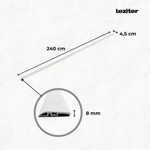 Vinyl SPC padló szintkiegyenlítő Sipadan tölgy 2400x45x8 mm