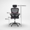 Flexo ergonomikus irodai forgószék deréktámasszal