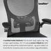 Flexo ergonomikus irodai forgószék deréktámasszal
