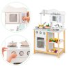 Fa gyerekkonyha sütővel fehér