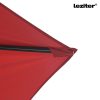 Solari kerti napernyő piros 300 cm