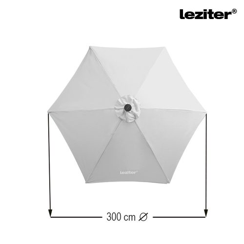Sunny kerti napernyő szürke 300 cm