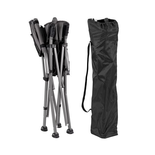 Leziter Comfort karfás horgász szék pohártartóval szürke